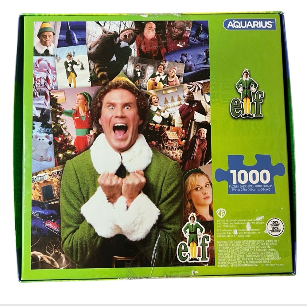 Elf Movie Puzzle 1000 Pieces holiday games family activity Christmas - Picture 3 of 4